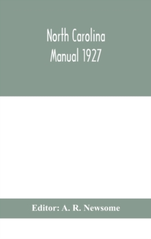 North Carolina manual 1927