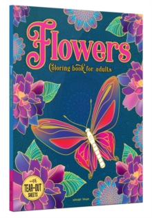 Flowers coloring Book for adults