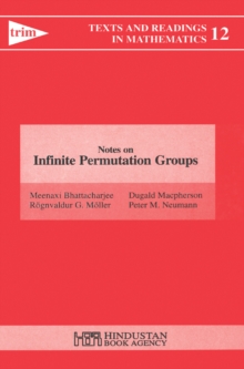 Notes on Infinite Permutation Groups