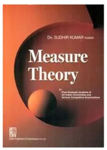Measure Theory, Paperback / softback Book Measure Theory, Paperback / softback Book