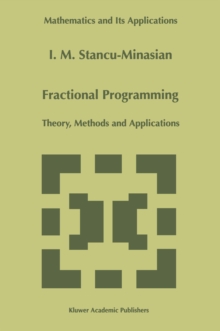 Fractional Programming : Theory, Methods and Applications