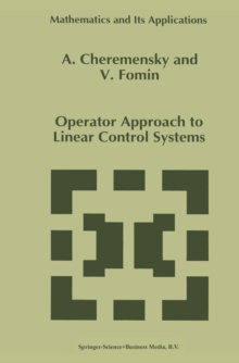 Operator Approach to Linear Control Systems