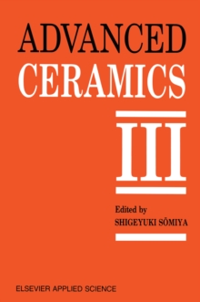 Advanced Ceramics III : Volume 3