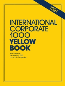 International Corporate 1000 Yellow Book : 1990