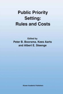 Public Priority Setting: Rules and Costs