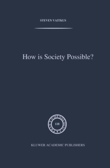 How is Society Possible? : Intersubjectivity and the Fiduciary Attitude as Problems of the Social Group in Mead, Gurwitsch, and Schutz