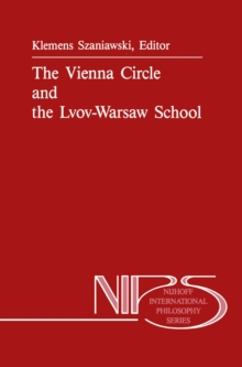 The Vienna Circle and the Lvov-Warsaw School