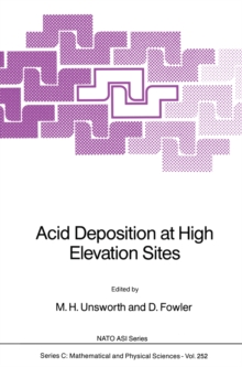 Acid Deposition at High Elevation Sites