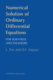 Numerical Solution of Ordinary Differential Equations