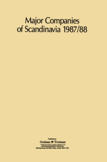 Major Companies of Scandinavia 1987/88