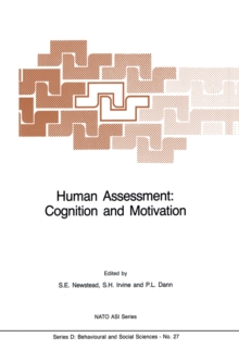 Human Assessment: Cognition and Motivation