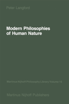 Modern Philosophies of Human Nature : Their Emergence from Christian Thought