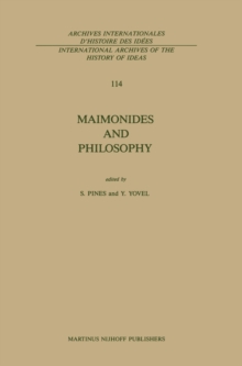 Maimonides and Philosophy