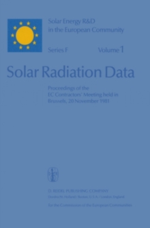 Solar Radiation Data : Proceedings of the EC Contractors' Meeting held in Brussels, 20 November 1981