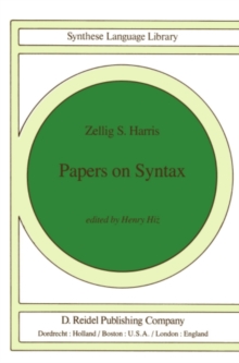 Papers on Syntax