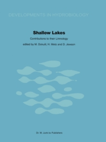 Shallow Lakes Contributions to their Limnology : Proceedings of a Symposium, held at Illmitz (Austria), September 23-30, 1979