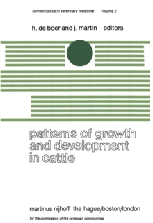 Patterns of Growth and Development in Cattle : A Seminar in the EEC Programme of Coordination of Research on Beef Production held at Ghent, October 11-13, 1977