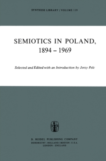 Semiotics in Poland 1894-1969