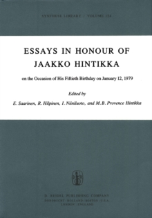 Essays in Honour of Jaakko Hintikka : On the Occasion of His Fiftieth Birthday on January 12, 1979