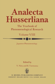 Japanese Phenomenology : Phenomenology as the Trans-cultural Philosophical Approach