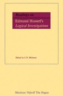 Readings on Edmund Husserl's Logical Investigations