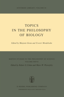 Topics in the Philosophy of Biology