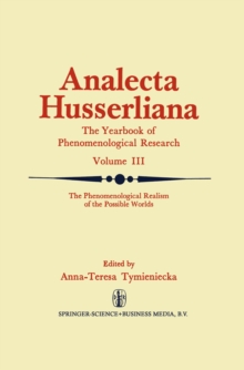 The Phenomenological Realism of the Possible Worlds : The 'A Priori', Activity and Passivity of Consciousness, Phenomenology and Nature Papers and Debate of the Second International Conference Held by