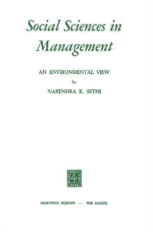 Social Sciences in Management : An Environmental View