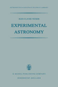 Experimental Astronomy