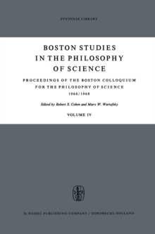 Proceedings of the Boston Colloquium for the Philosophy of Science 1966/1968