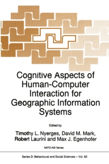 Cognitive Aspects of Human-Computer Interaction for Geographic Information Systems