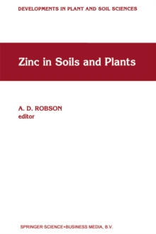 Zinc in Soils and Plants : Proceedings of the International Symposium on 'Zinc in Soils and Plants' held at The University of Western Australia, 27-28 September, 1993