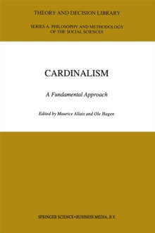 Cardinalism : A Fundamental Approach