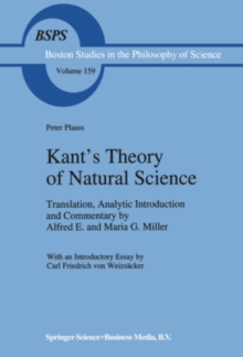 Kant's Theory of Natural Science