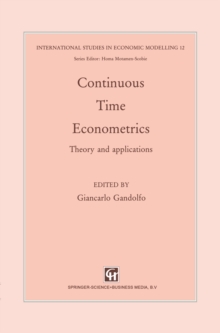 Continuous-Time Econometrics : Theory and applications