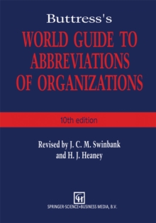 Buttress's World Guide to Abbreviations of Organizations