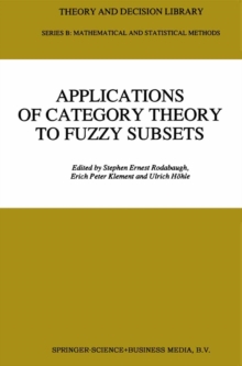 Applications of Category Theory to Fuzzy Subsets