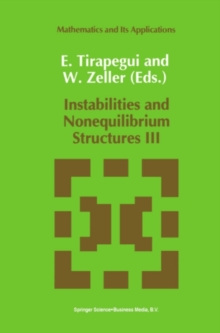 Instabilities and Nonequilibrium Structures III