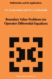 Boundary Value Problems for Operator Differential Equations