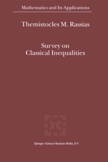 Survey on Classical Inequalities