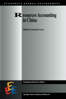 Resources Accounting in China