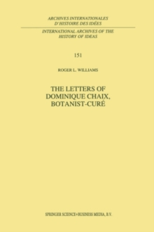 The Letters of Dominique Chaix, Botanist-Cure