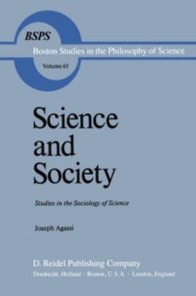 Science and Society : Studies in the Sociology of Science