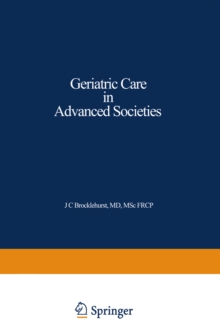 Geriatric Care in Advanced Societies