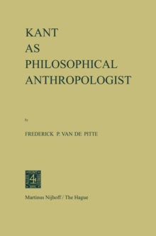 Kant as Philosophical Anthropologist