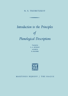 Introduction to the Principles of Phonological Descriptions