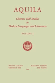 Aquila : Chestnut Hill Studies in Modern Languages and Literatures