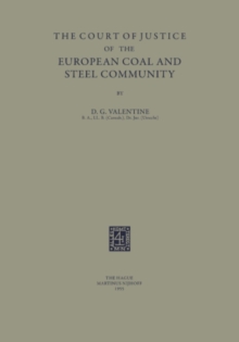 The Court of Justice of the European Coal and Steel Community