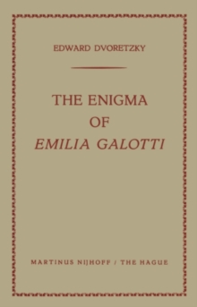 The Enigma of Emilia Galotti