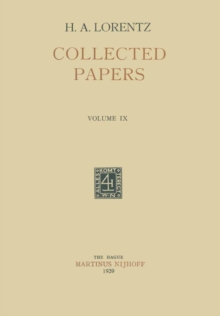 Collected Papers : Volume IX